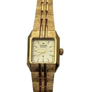 Vintage Citizen Quartz Women's 13mm Watch 2250-S07521 SMW - YP - New Battery